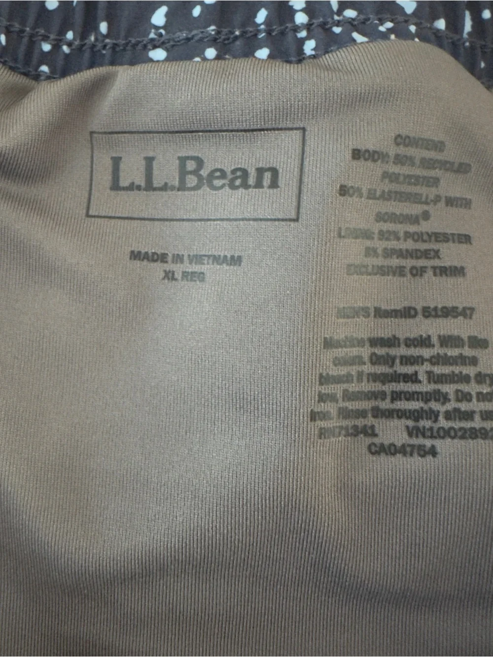 L.L. Bean Men's Vacationland Stretch Swim Trunks